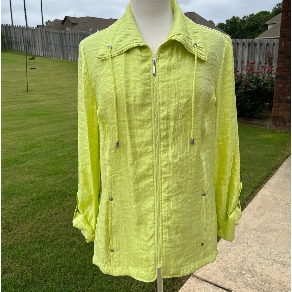 Neon yellow/green jacket